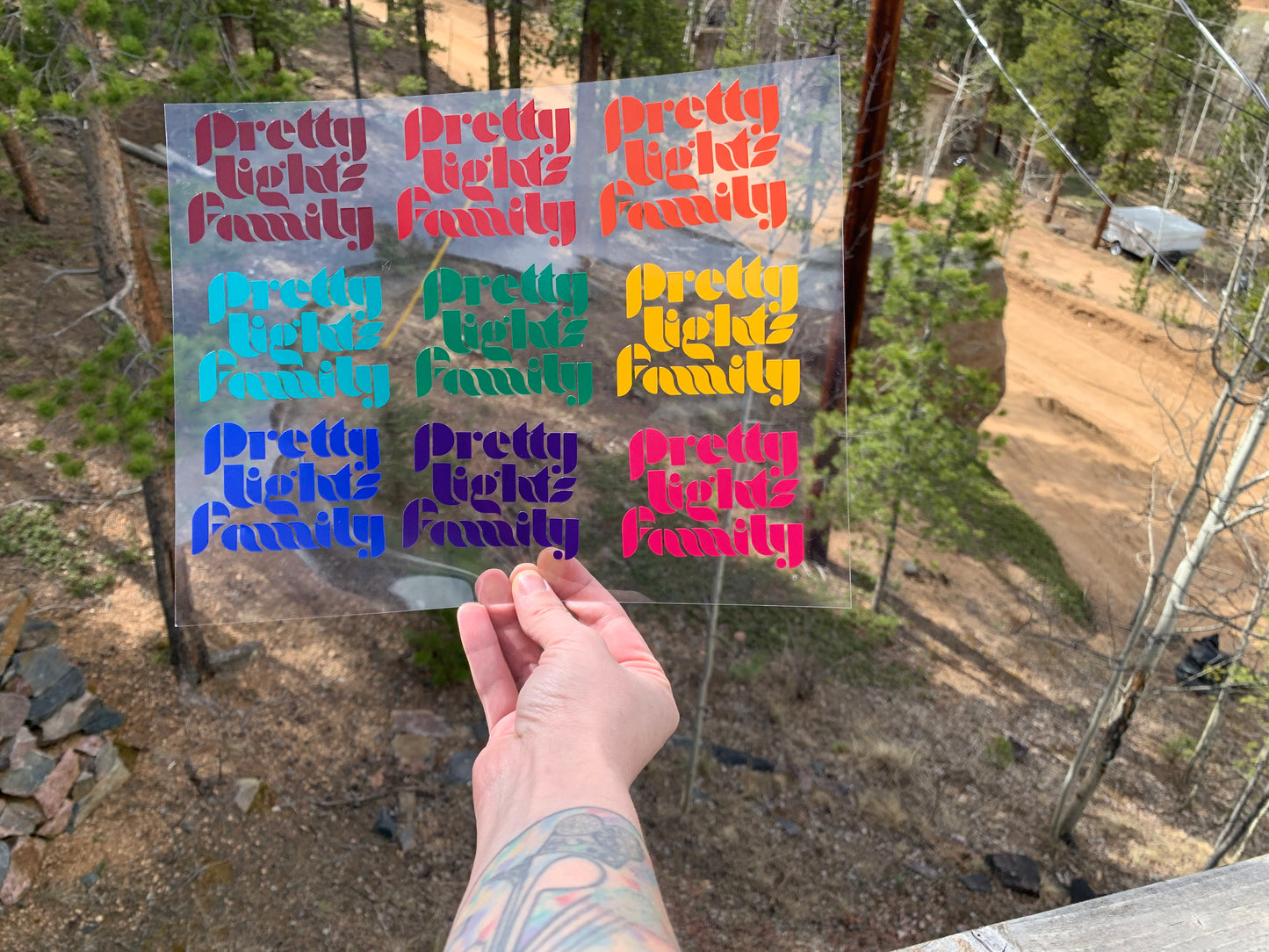 Pretty Lights Family Logo - Vinyl Decals