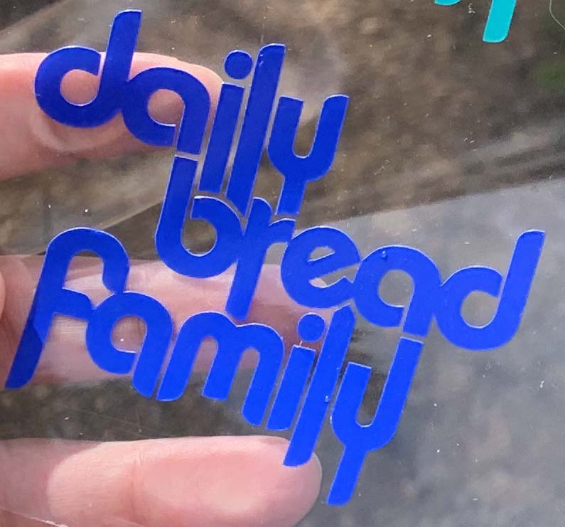 Daily Bread Family Logo - Vinyl Decals
