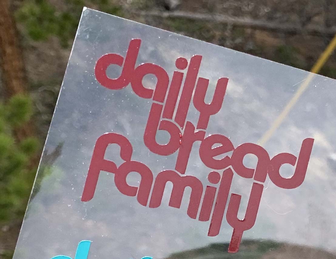 Daily Bread Family Logo - Vinyl Decals
