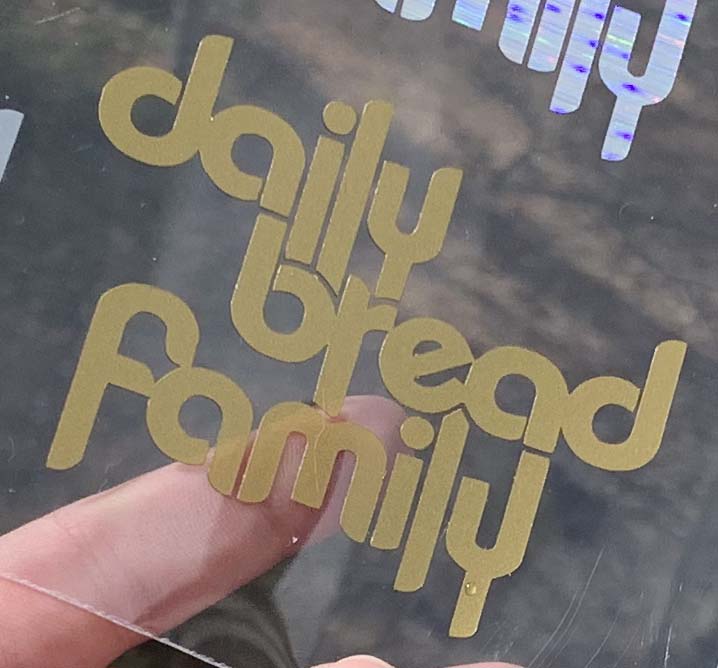 Daily Bread Family Logo - Vinyl Decals