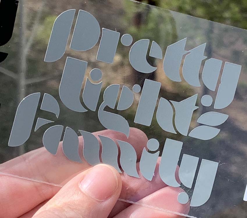 Pretty Lights Family Logo - Vinyl Decals