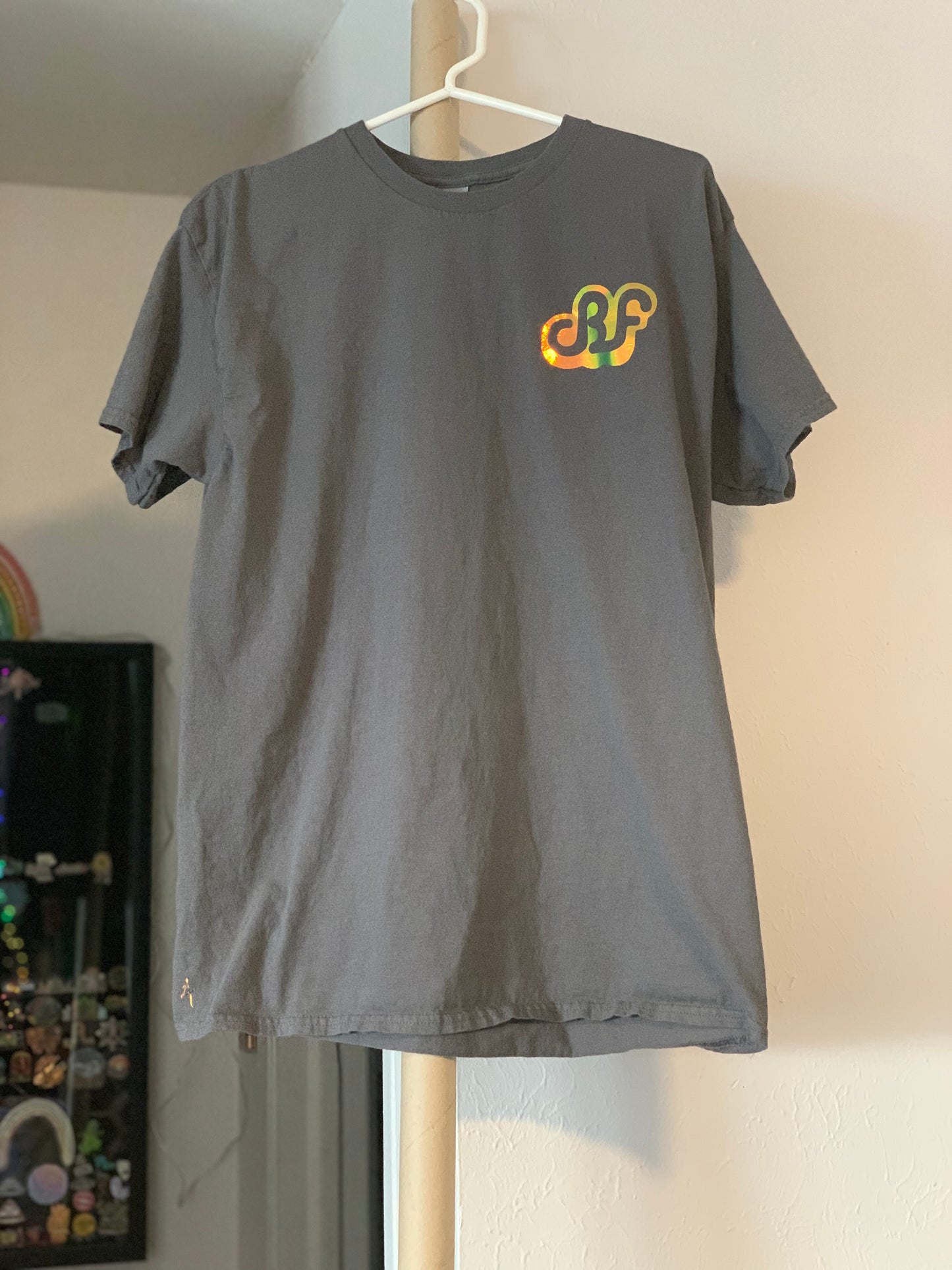 Daily Bread Family-Silhouette-Large-Charcoal Tee