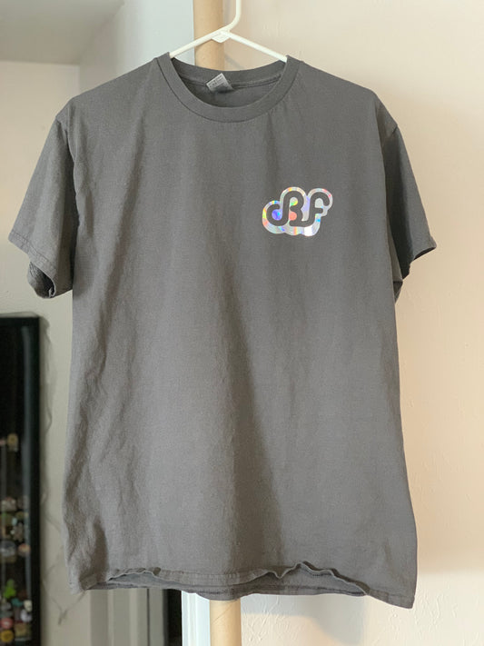 Daily Bread Family-Silhouette-Large-Charcoal Tee