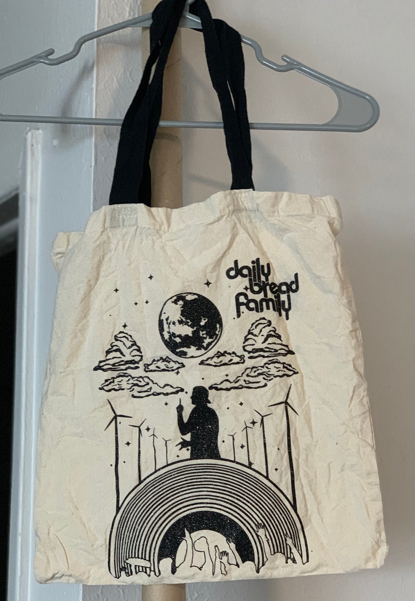 Daily Bread Family-Silhouette-Tote Bag