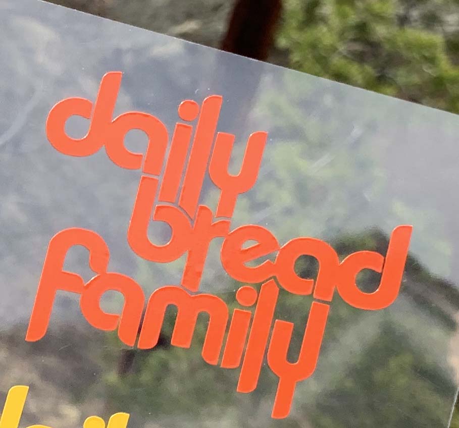 Daily Bread Family Logo - Vinyl Decals