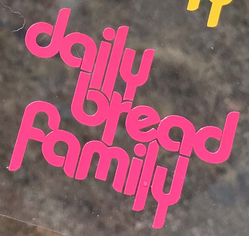 Daily Bread Family Logo - Vinyl Decals
