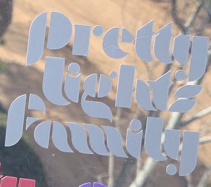 Pretty Lights Family Logo - Vinyl Decals