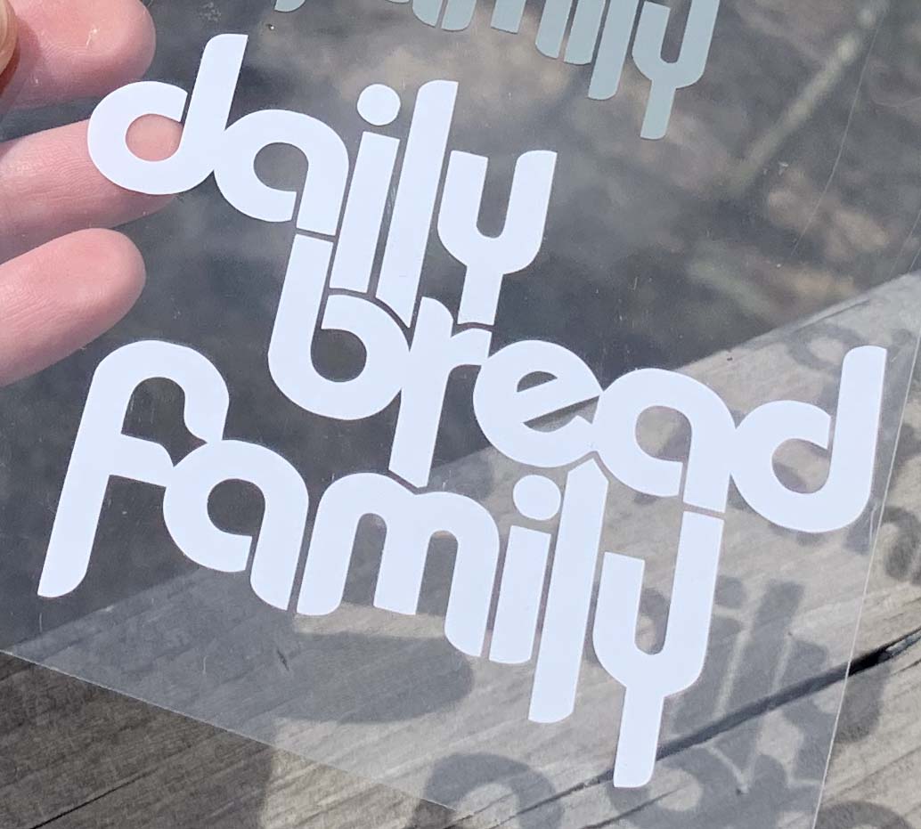 Daily Bread Family Logo - Vinyl Decals