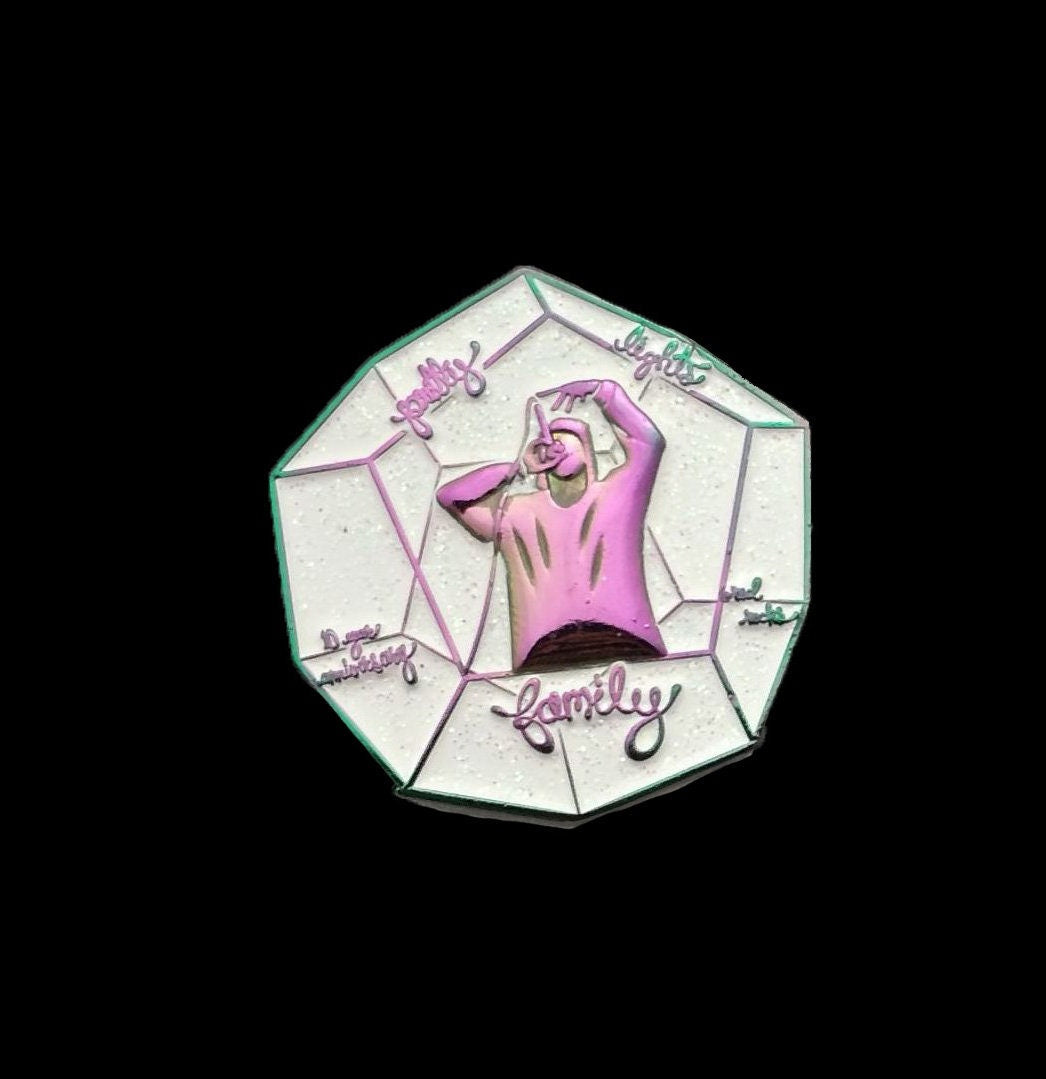 WHITE: Pretty Lights Family Red Rocks 10 Year Anniversary Pin