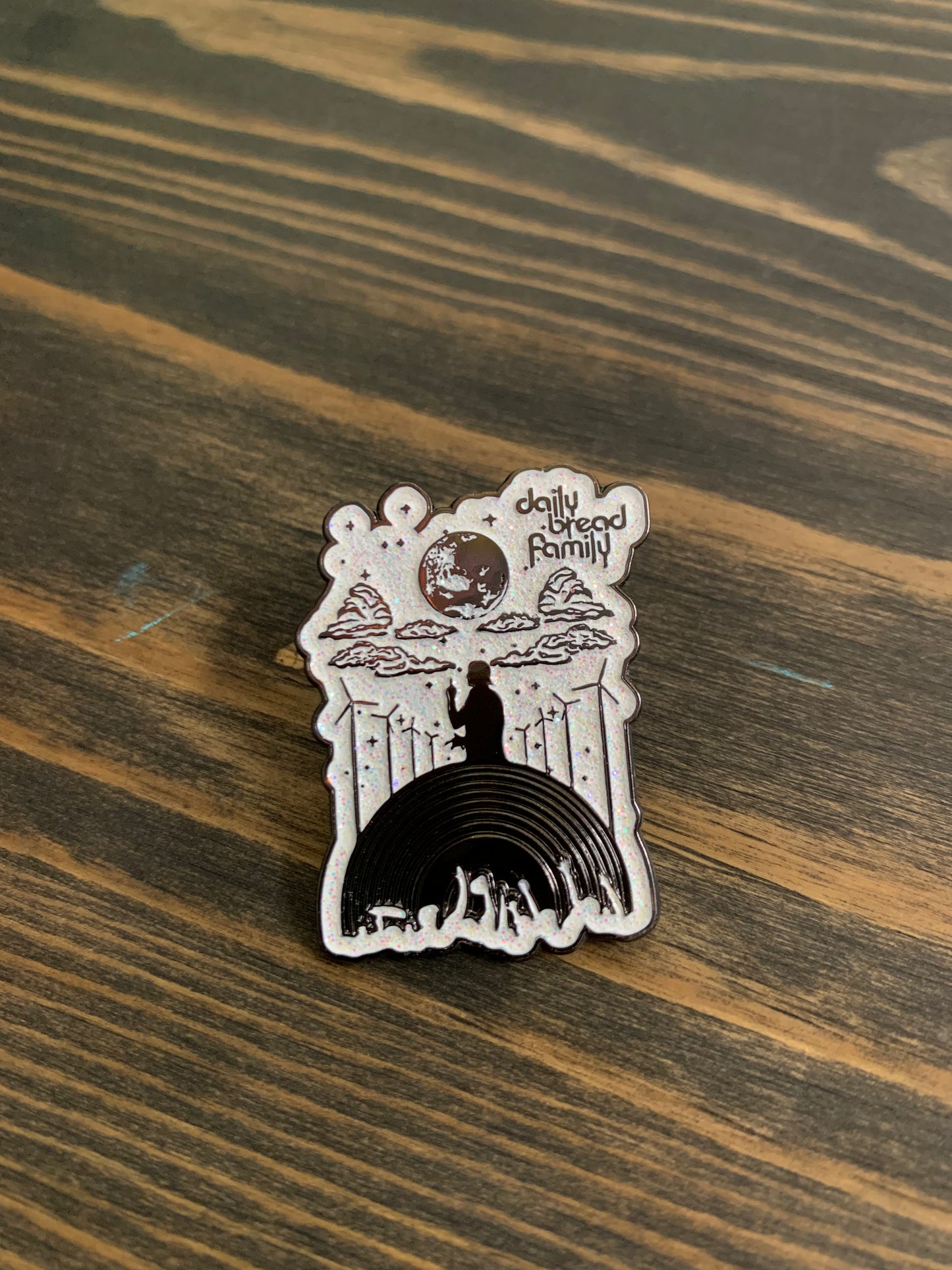 Daily Bread Family-Silhouette- Enamel Pin